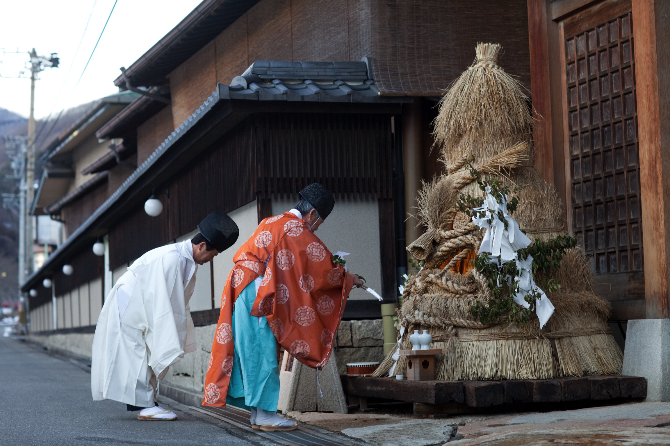 昼神温泉郷のお湯の神様　湯屋守様(ゆやもりさま)