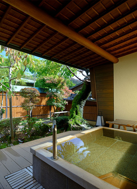 Special room with hot spring bath